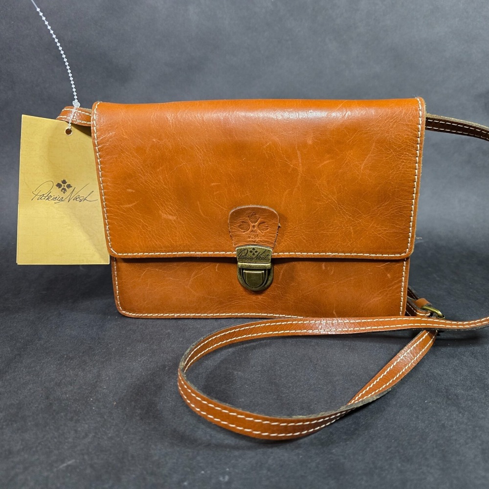 Patricia Nash Torri Italy Leather Crossbody Handbag Purse with tag